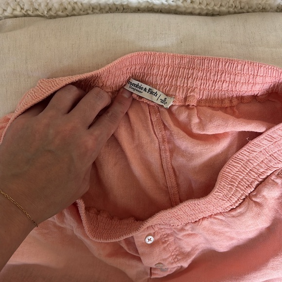 A&F orange linen pajama set - Picture 7 of 7